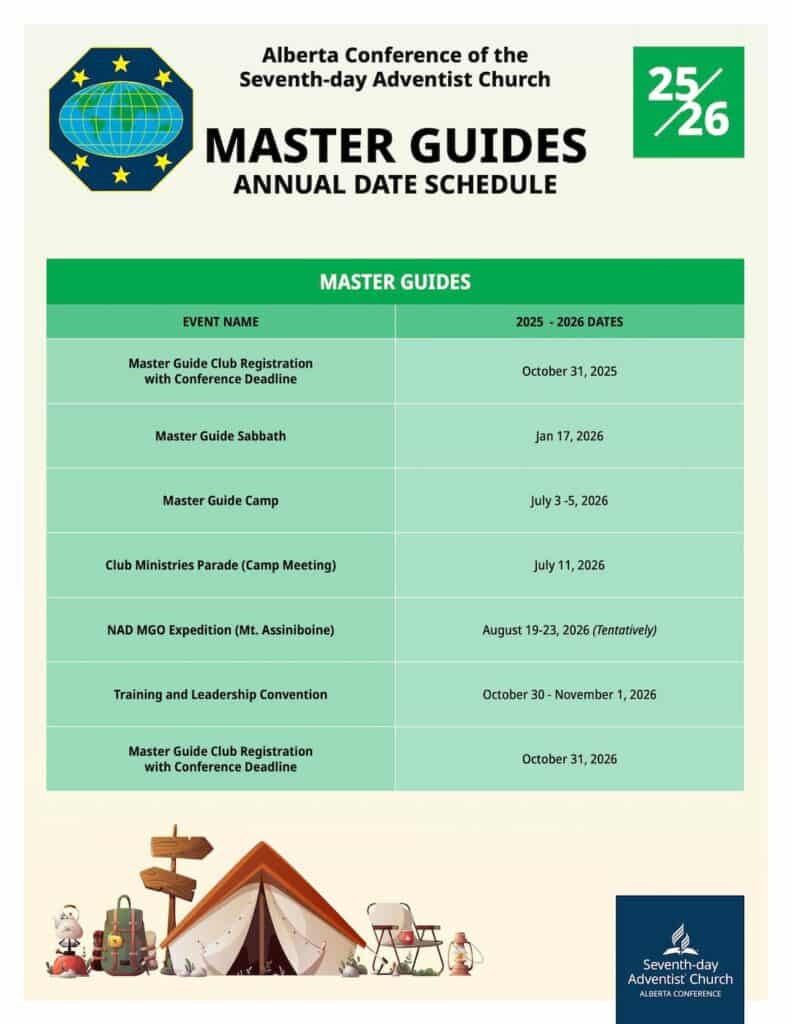 Master Guides Calendar 2025/2026 Thumbnail